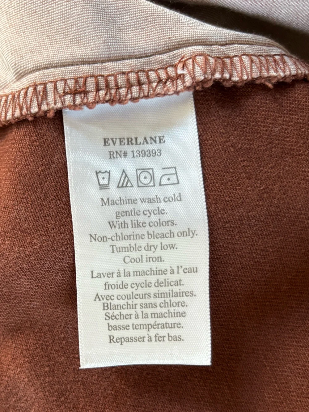Everlane The Utility Barrel Pant High Waist Cropped Rosewood Pink Brown Size 8